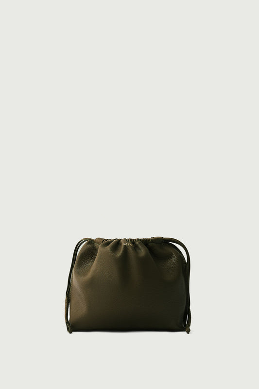 Sac Suzette - Vert Olive - Cuir - Femme