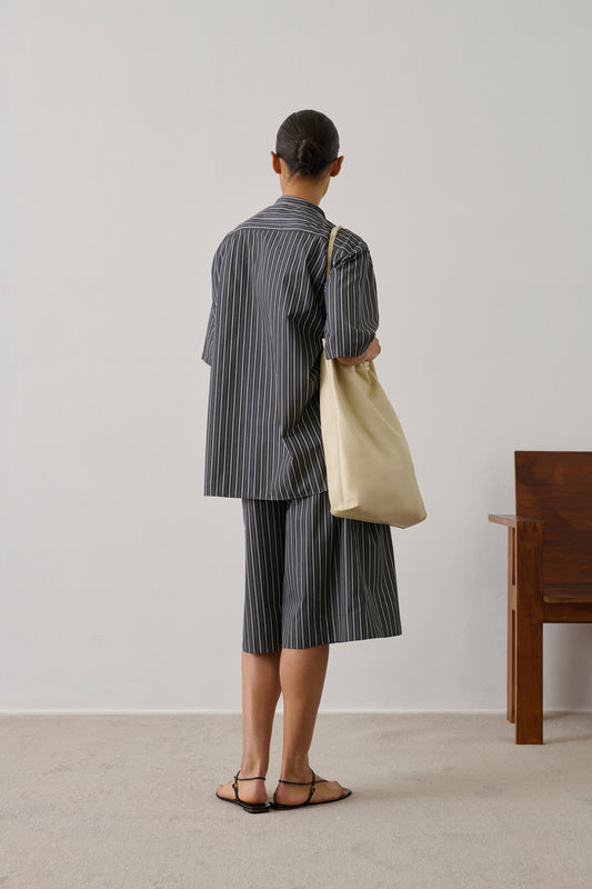 Bermuda Henna - Noir/Cardamome - Coton - Femme