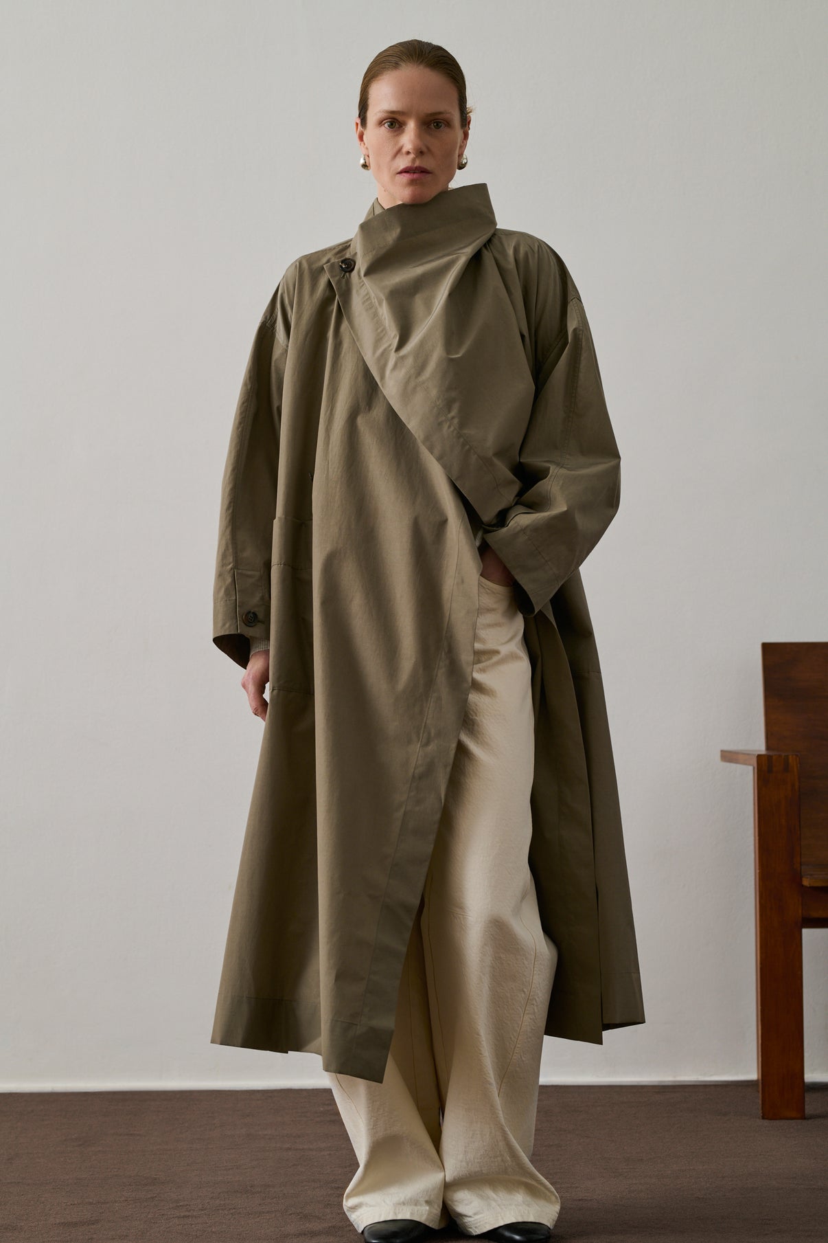 Trench Albatros - Gris - Femme vue 5