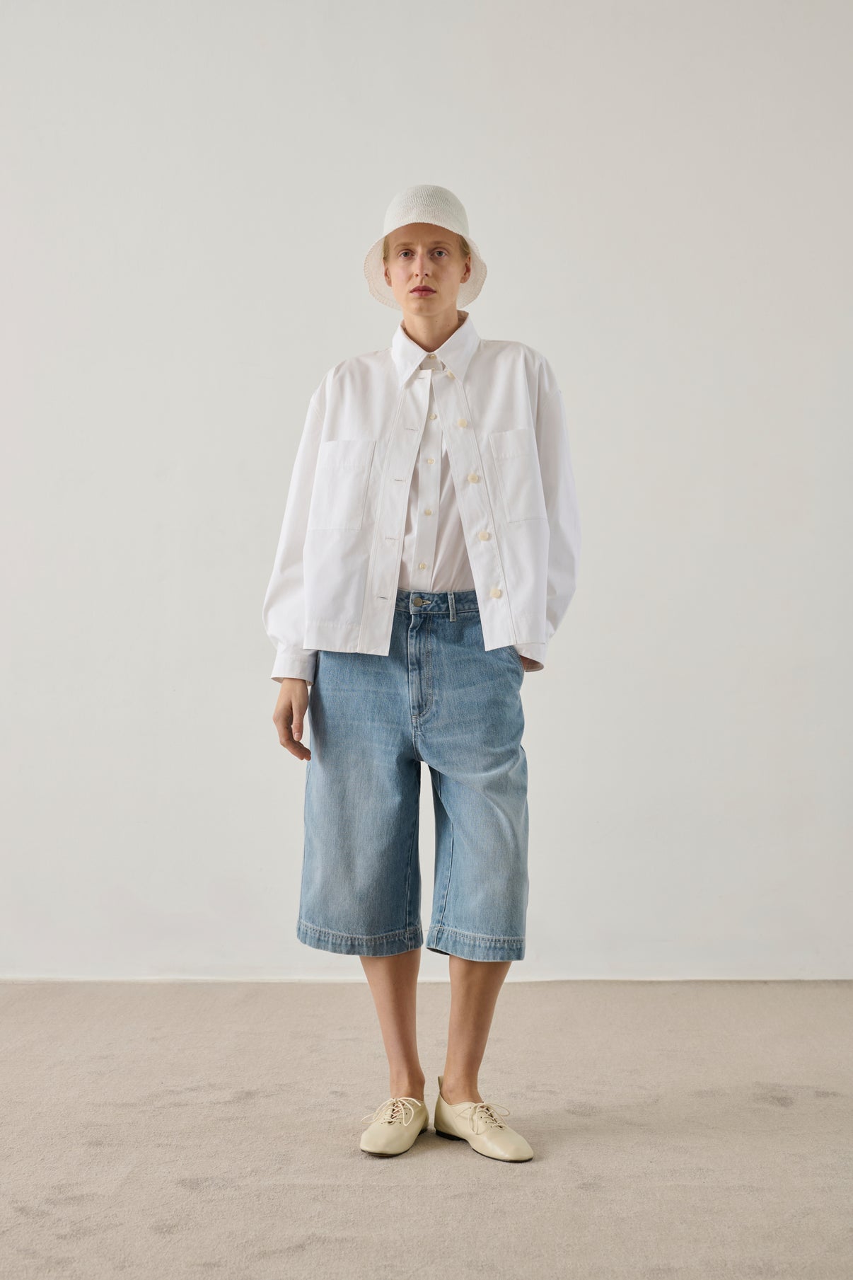 Chemise Hortense - Blanc - Coton - Femme vue 3