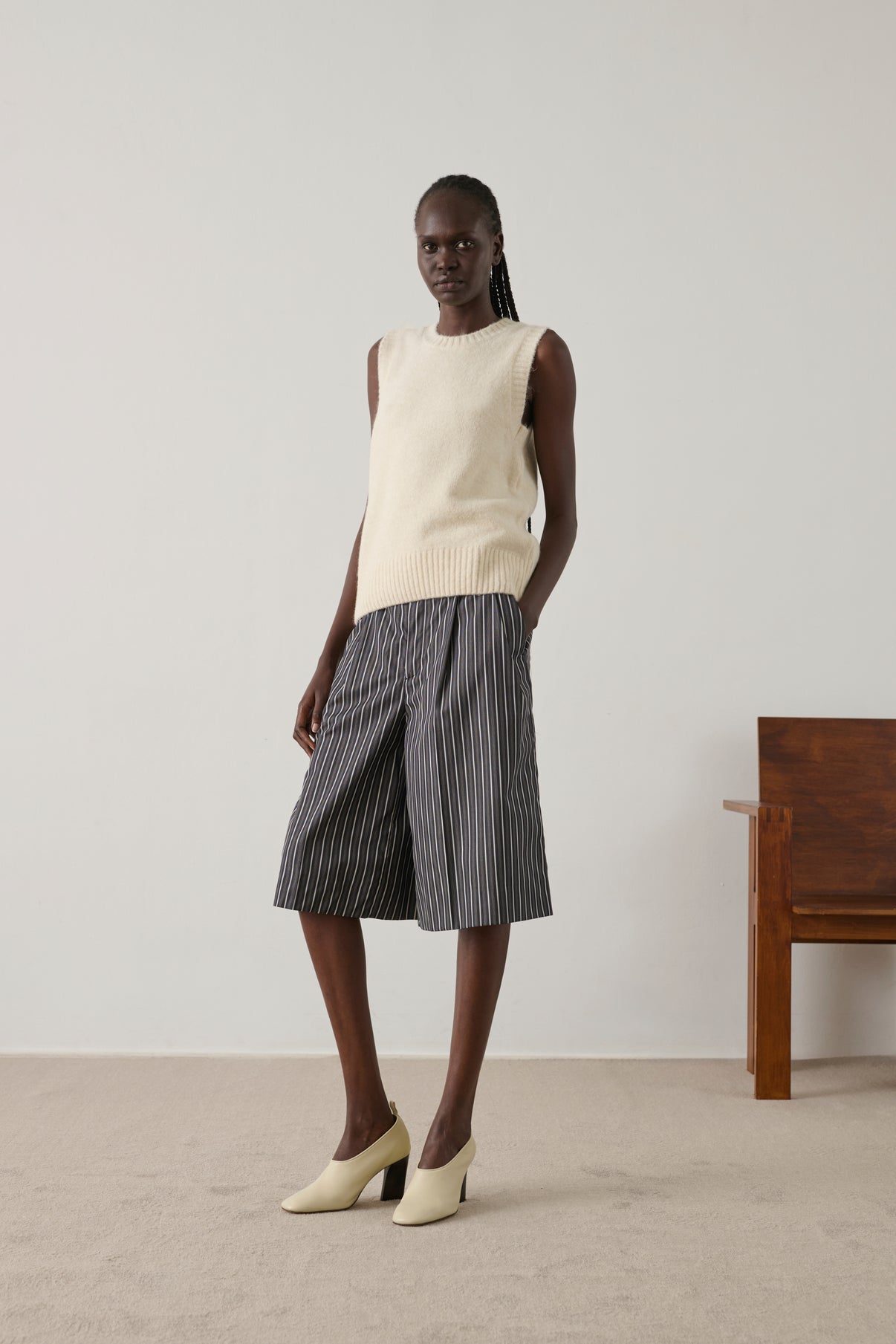 Pull Namaste - Ecru - Femme vue 4