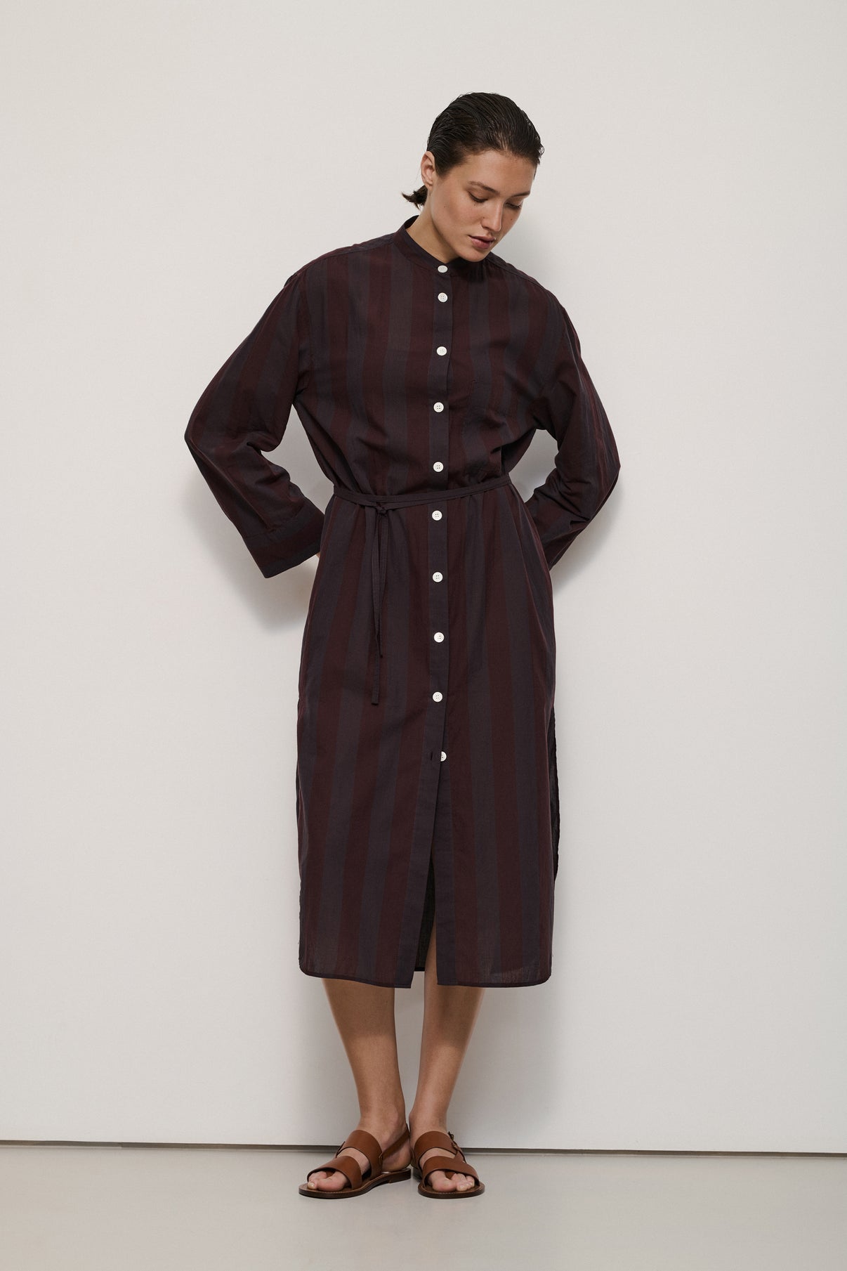 IL BURGUNDY VESTITO DRESS vue 2